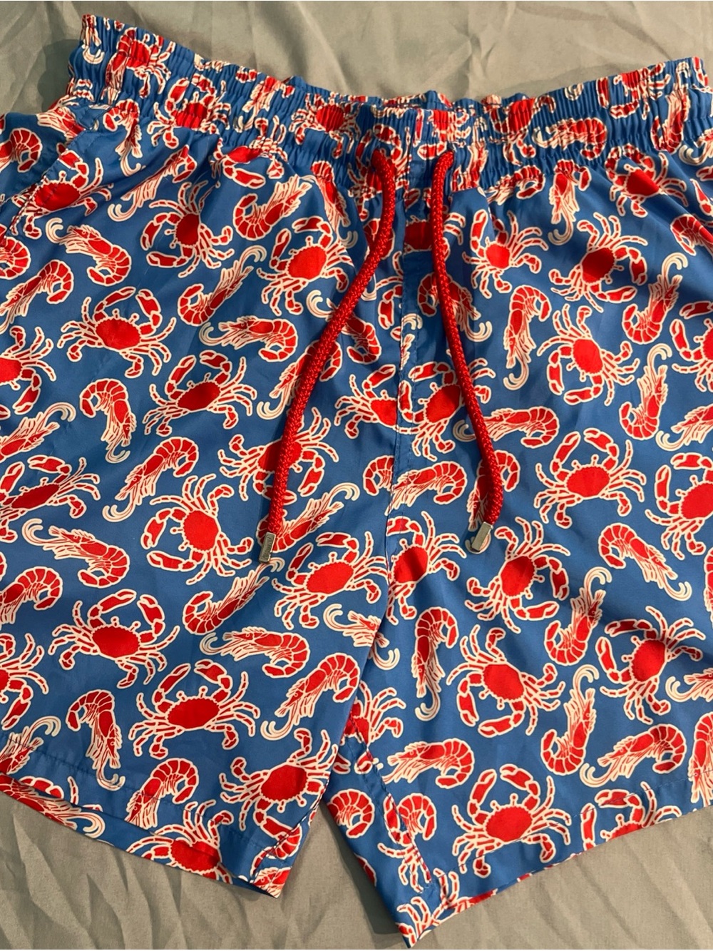 Vilebrequin Costume De Bain St-Tropez Crab shrimp  Men's M Swim Trunks Shorts